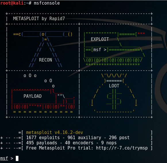 msfconsole