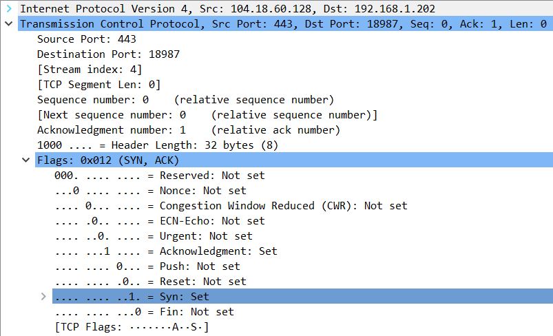 TCP 3-way handshake and port scanning