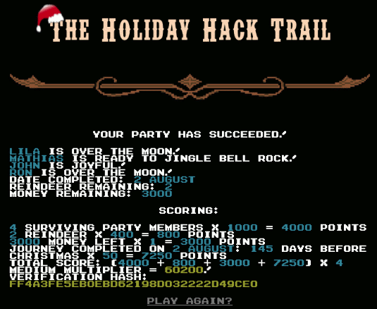 SANS Holiday Hack Challenge 2019 Write-up