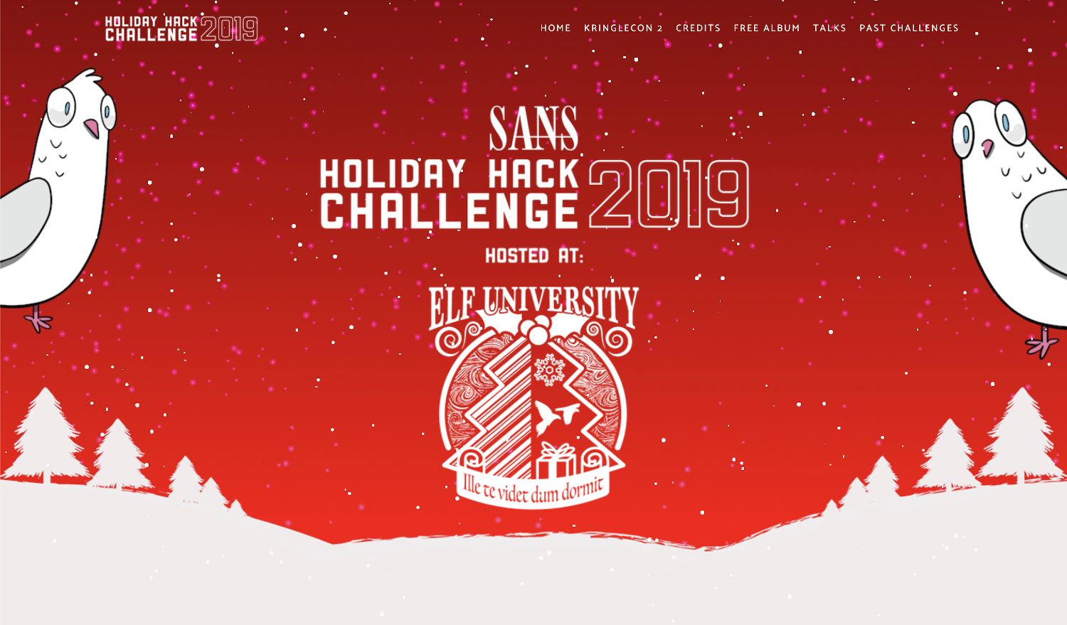 Getting started with the SANS Holiday Hack Challenge 2019